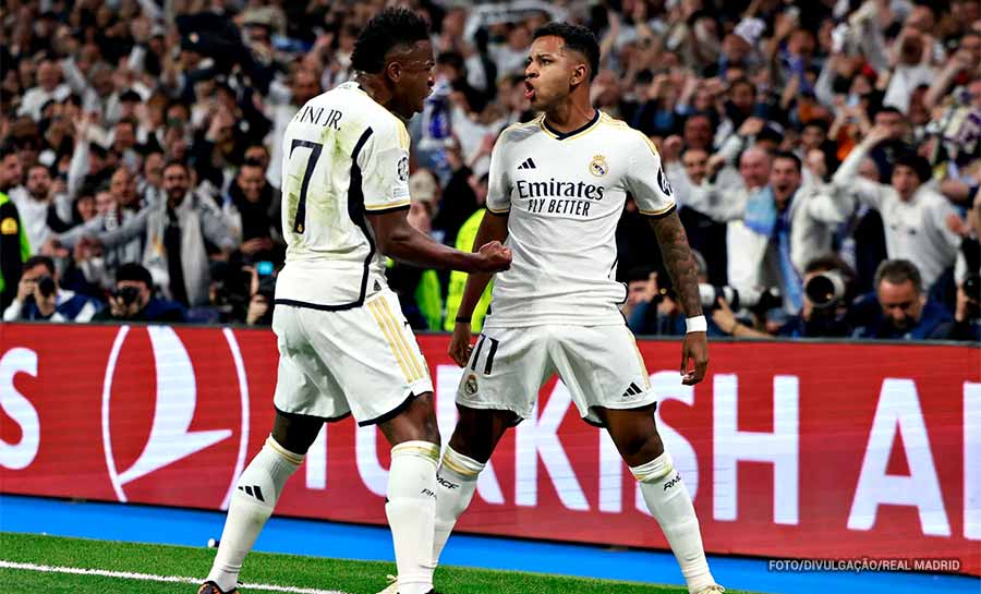 Real Madrid e Manchester City empatam em jogaço de seis gols