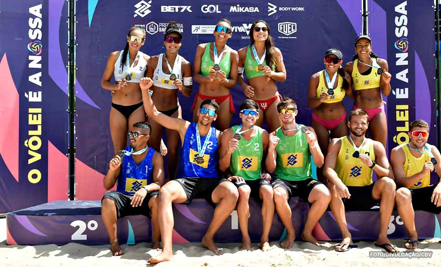 Com apoio do governo do Estado, atleta acreana é vice-campeã do Circuito Brasileiro de Vôlei de Praia